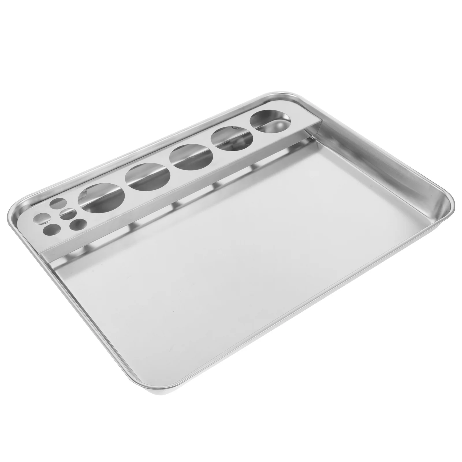 

Stainless Steel Medical Tray For Injection Prepare Dressing Change Pill Dispensing Hospital Equipment Organizer