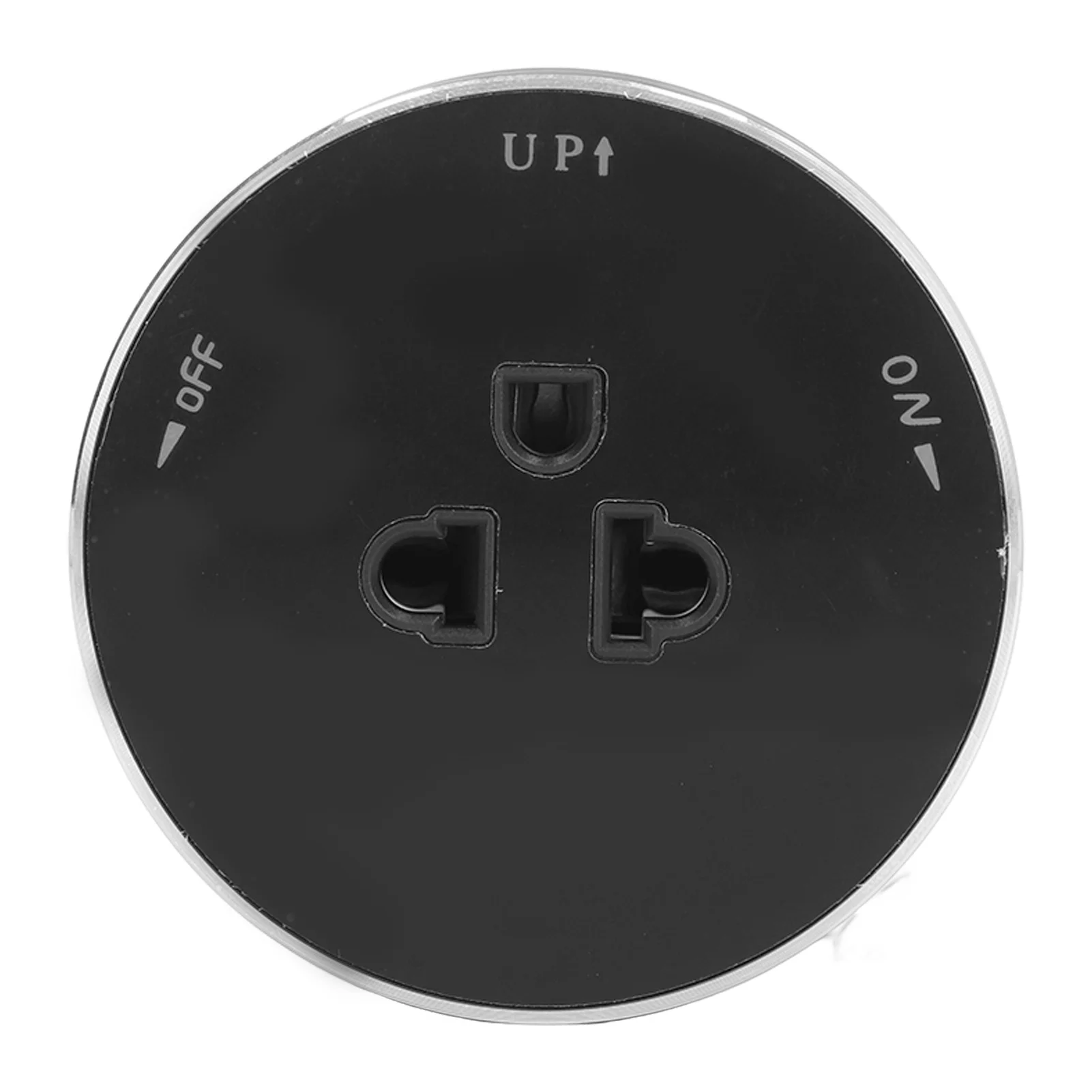 

Track Socket Removable Outlet Adapter PC Universal 250V Round with Light Indicator for US EU Plug