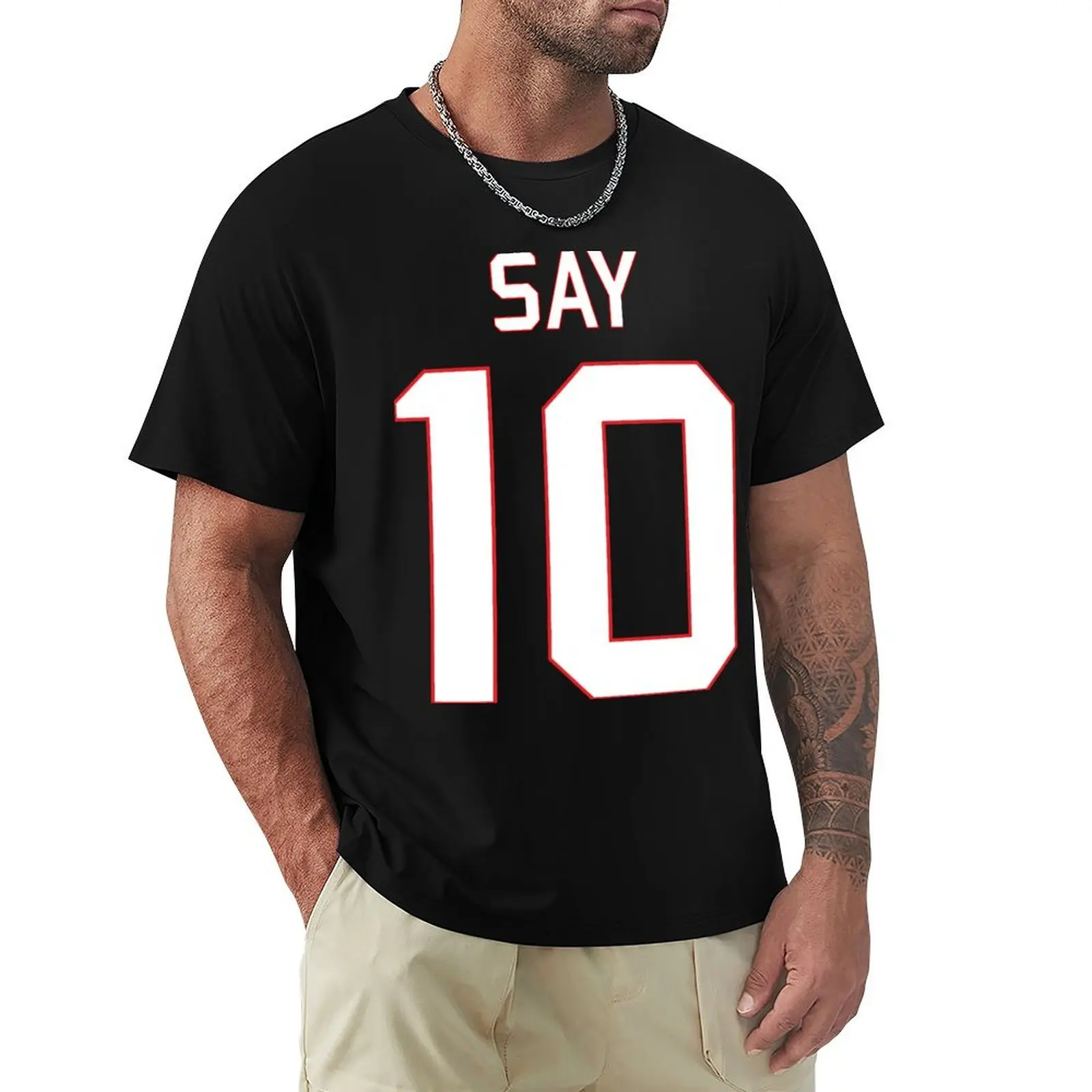 

Say 10 - Satan In Sport Style T-Shirt customs oversize t-shirts man T-shirts man funny gifts Men's t-shirts