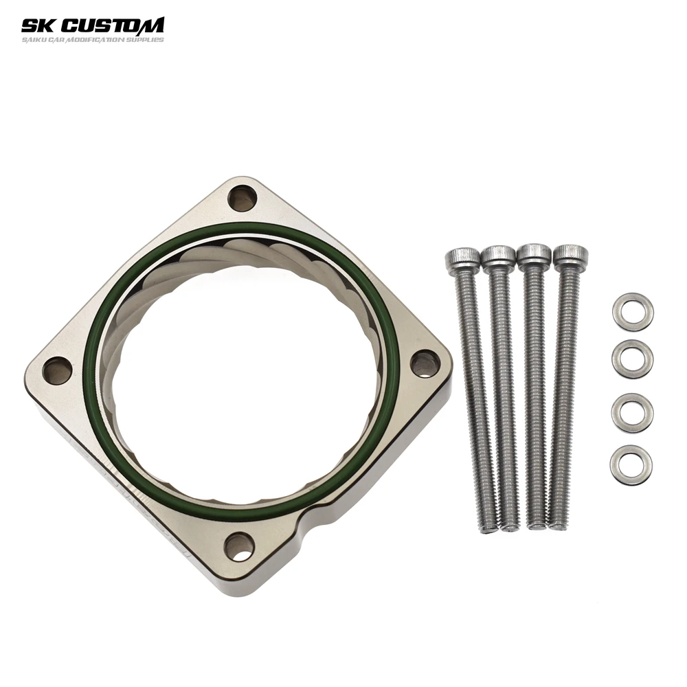 SK CUSTOM Aluminum M272 Engine Intake Manifold Adapter Throttle Body Spacer for Mercedes Benz R300