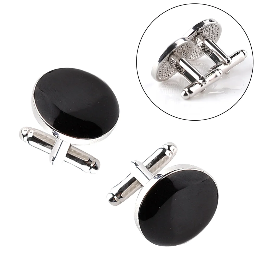 2 Pcs Steady Cuff Links Cufflinks for Men Fashion Shock-proof Lightweight Delicate Design