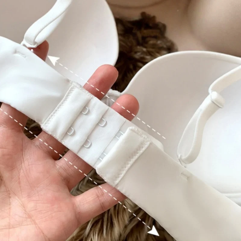 Dámské push-up bezešvé podprsenky bez kostic, neviditelná podprsenka s pevným košem, sexy spodní prádlo, 3/4 košíčky, měkký top pro ženy - náhled 6