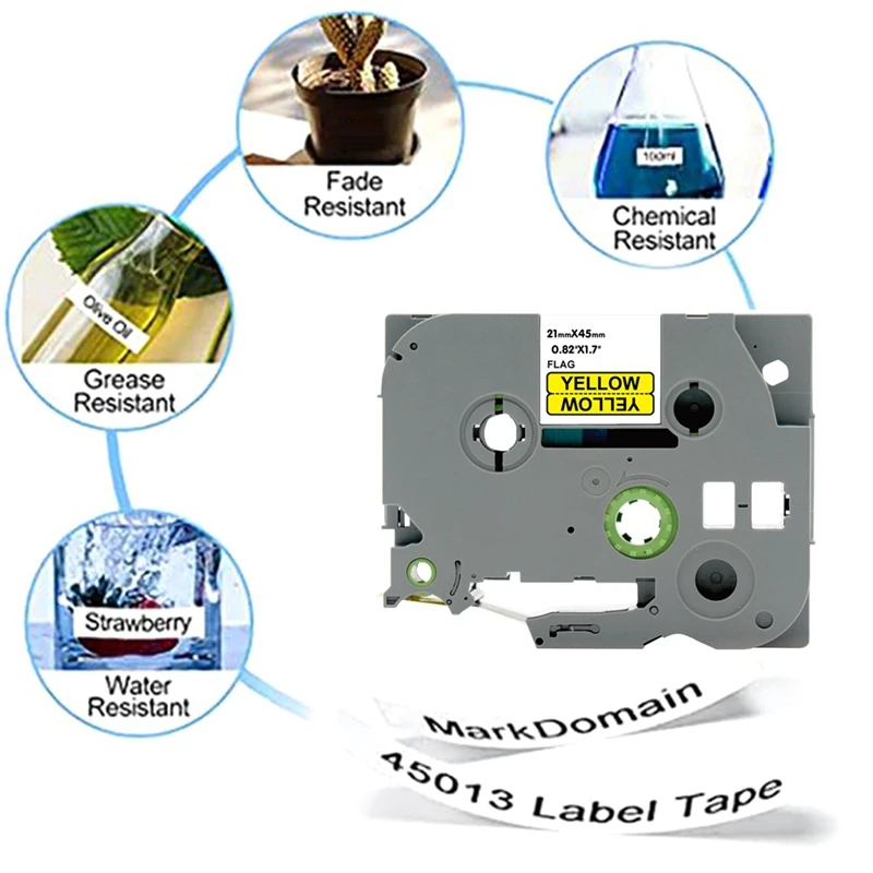 24Mm TZ-C Label Ribbon Label Printing Paper For Brother Labeling Machine Label Tape Label Sticker