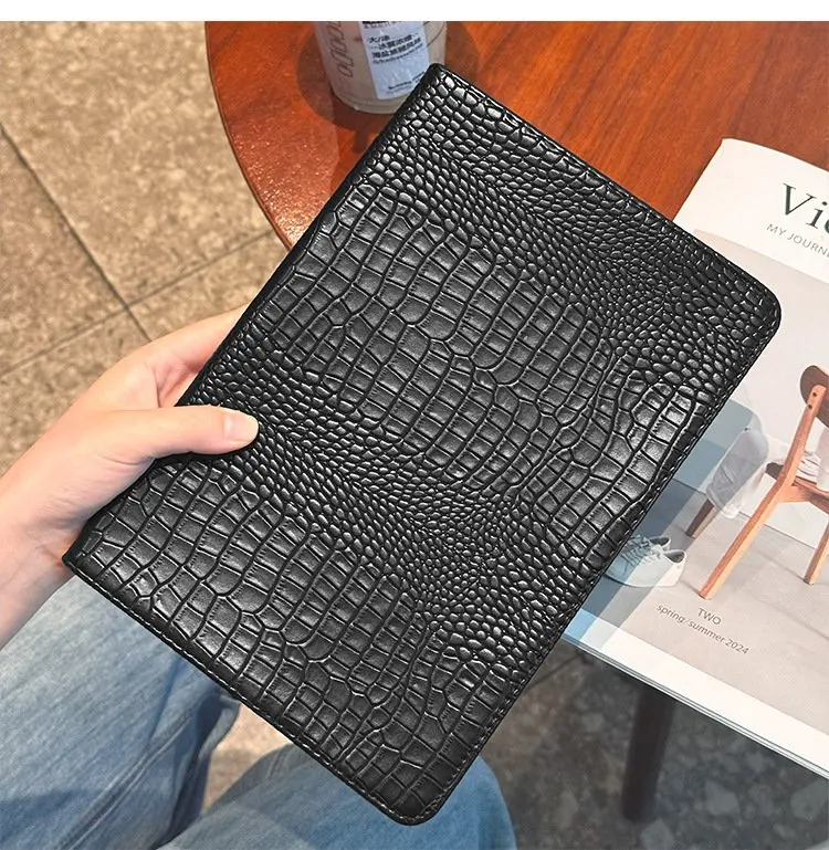 Für iPad PU-Leder-Foliotasche mit Stifthalter, Schlaf-/Aufwachfunktion und stoßfester Abdeckung – Detail 13