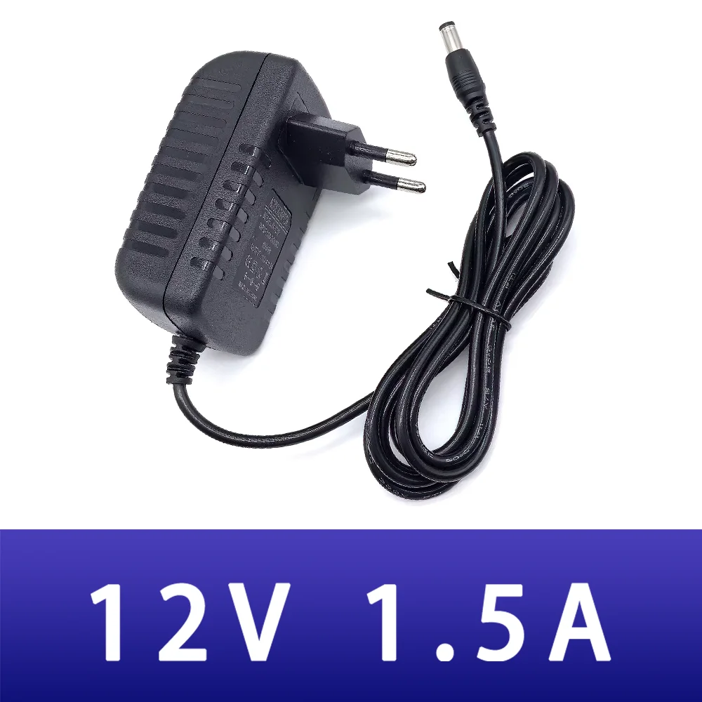 AC DC 12V 1.5A Power Adapter EU US UK AU 1500ma Converter Charger for router 5.5x2.1mm plug for TV Box SP LED CCTV WIFI