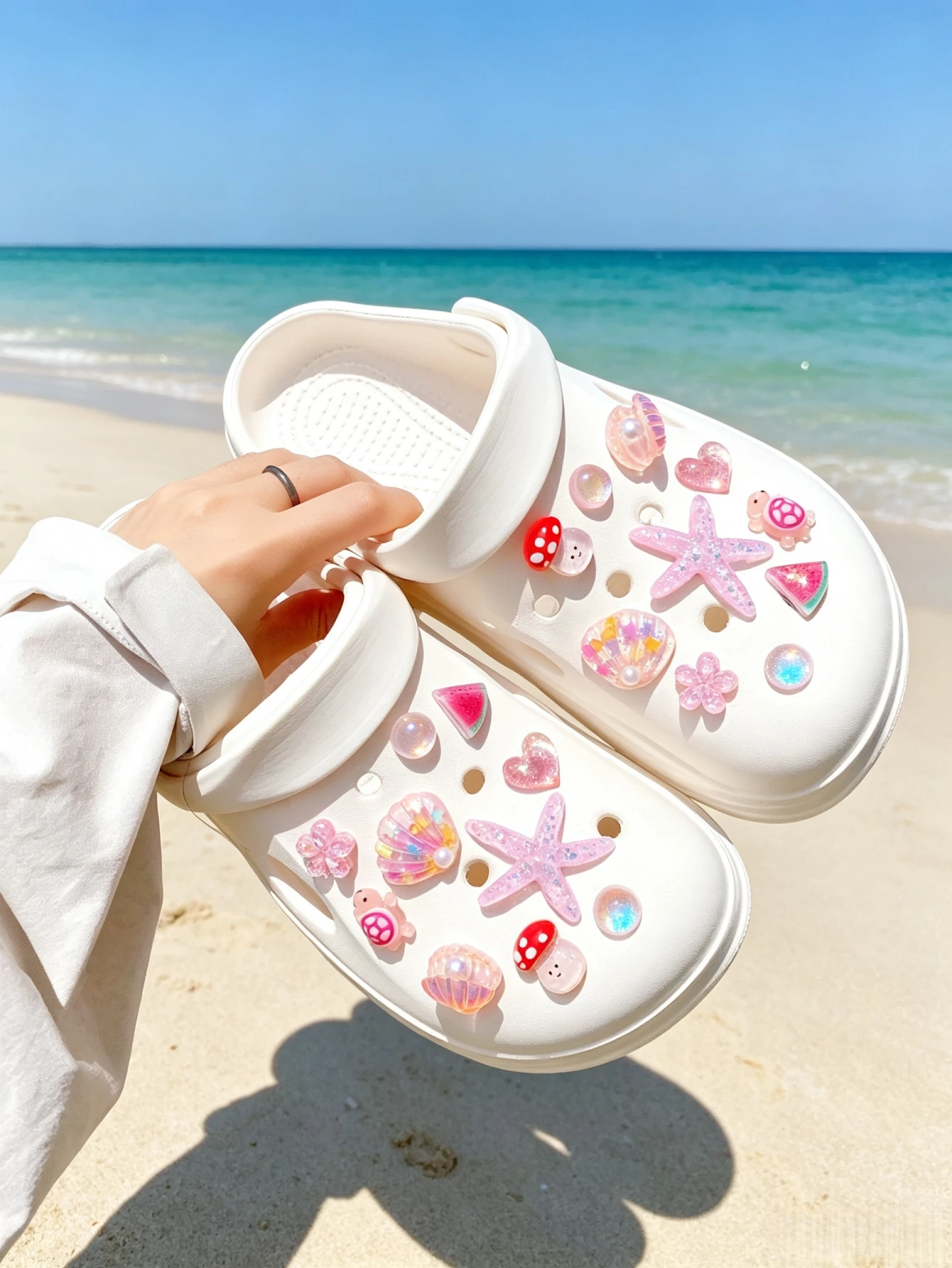 20-piece shoe decoration DIY casual shoe decoration - An interesting and versatile way to personalize your footwear