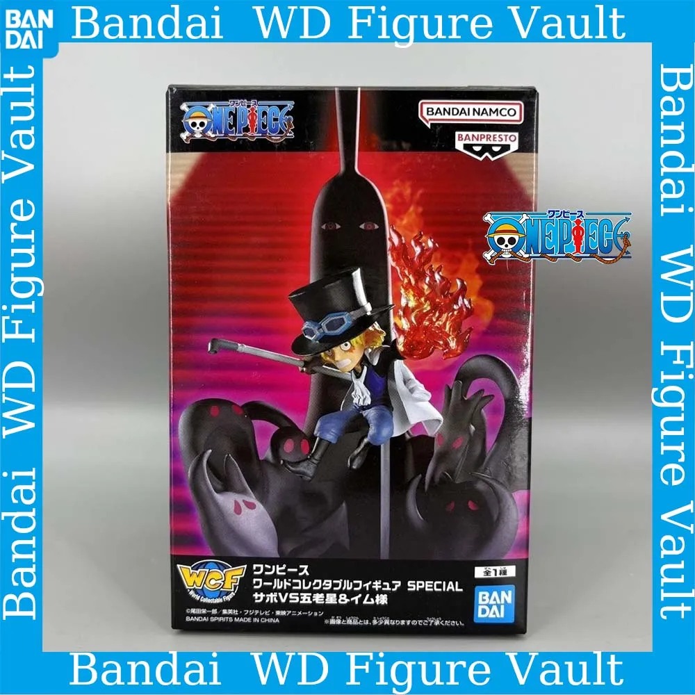 

Bandai Officially Licensed One Piece World Collectible Figure SPECIAL Sabo VS Gorosei Im-sama 14CM Figure Premium Model Gift