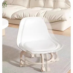 Multifunctional rotating leather chair household small stool universal pulley low stool multifunctional rotating chair low stool