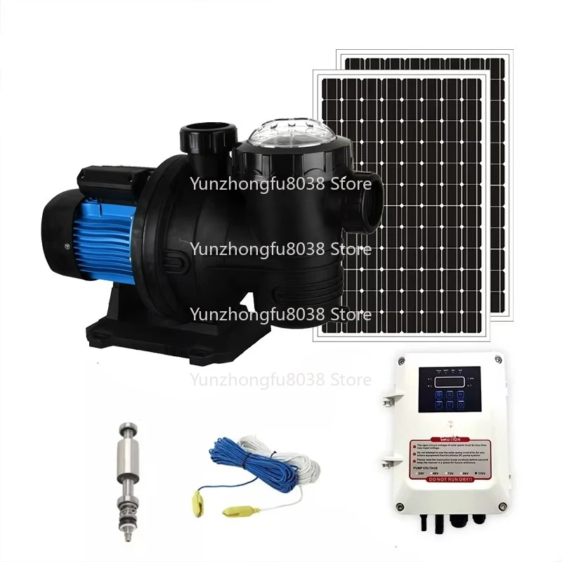 1.2Hp High-efficiency Pool Pumping and Dehydration Solar Water Pump