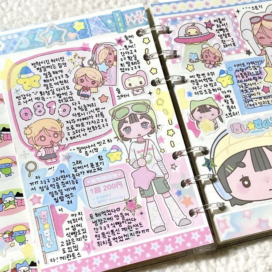 Корейские милые наклейки для девочек, японские наклейки с персонажами Shibuya Babes, ручной дневник, планировщик, декоративная наклейка для скрапбукинга