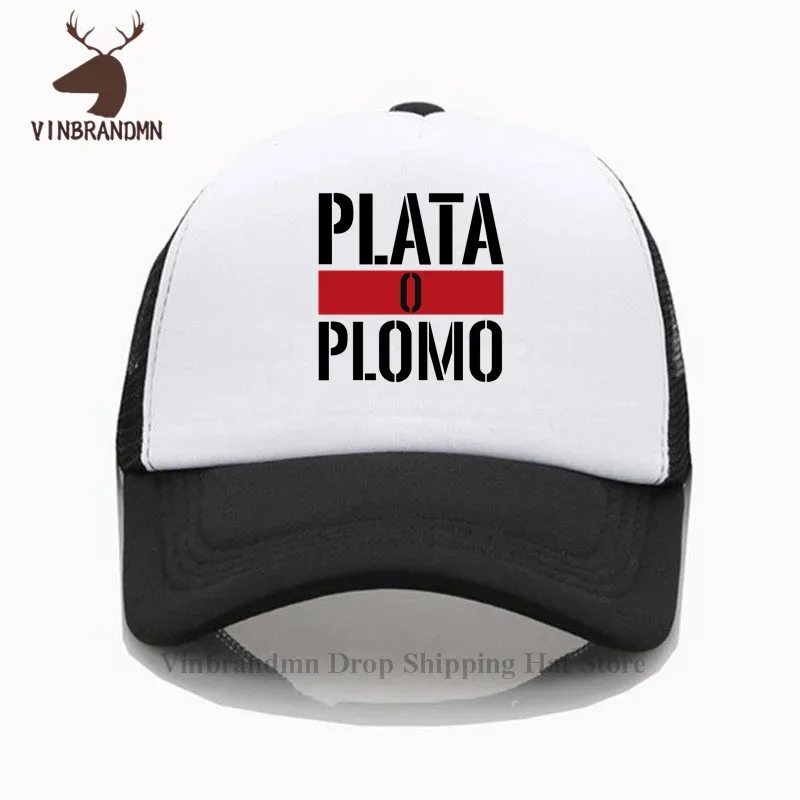 Pablo Escobar Silver Or Lead Bucket hat Fashion Plata O Plomo Printed unisex summer hat Newest cotton cool Fishing Fisherman hat