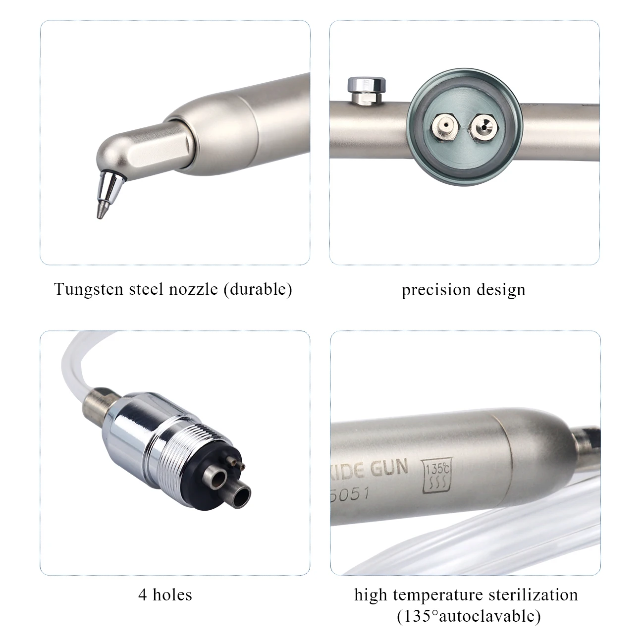 Pistola Dental de óxido de aluminio, herramienta de Odontología con microbláster de interfaz, chorro de arena, pulidor de abrasión de aire de alúmina