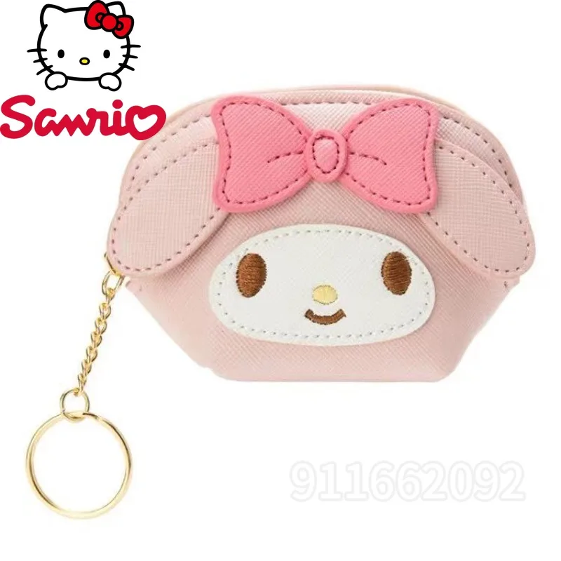 

Новый мини-кошелек Sanrio с 3D мультяшным рисунком, милый женский кошелек для монет, кошелек для хранения ключей, кулон, аксессуары, кулон