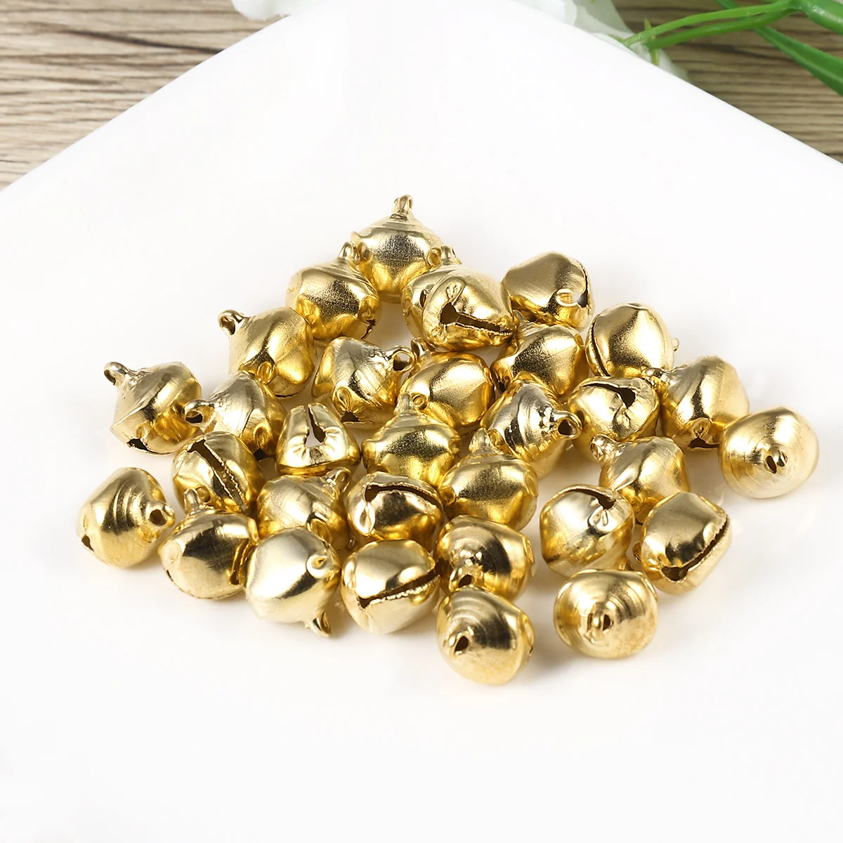 String Lights Decorative Copper Bell Black Decorations Christmas Xmas Small Bells for Crafts