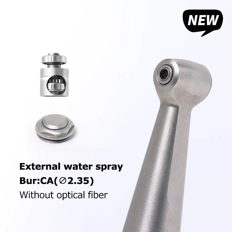 FX Style Slow Speed Handpiece Push Button 1:1 Ratio Contra Angle With Ball Bearing Polishing Dentist Tool