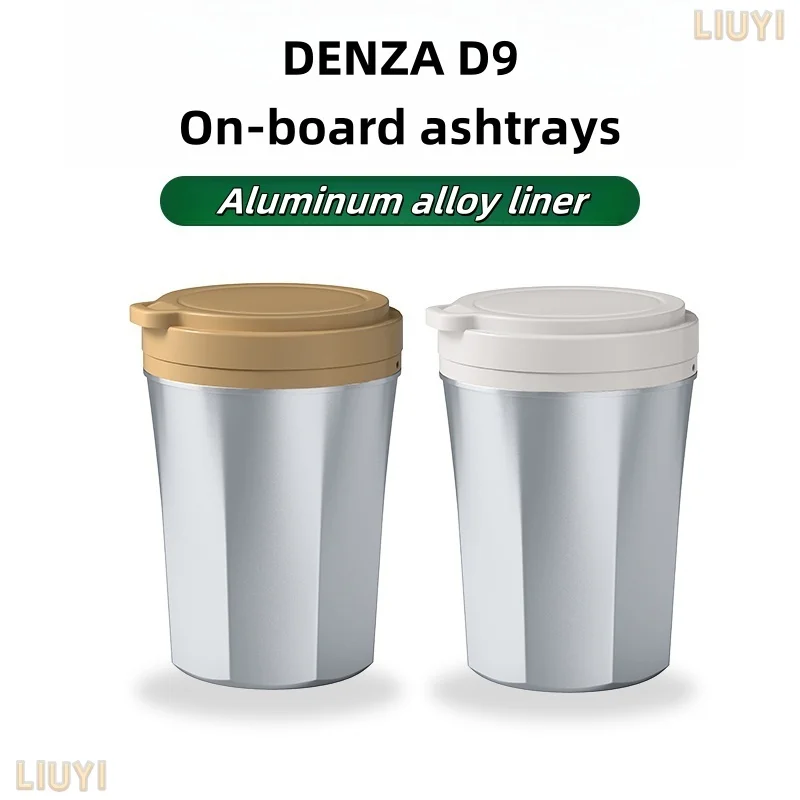 

For BYD DENZA D9 Car Ashtray Luminous Anti-Fly Ash Multifunctional Ashcartridge Car Accessories Ashtray