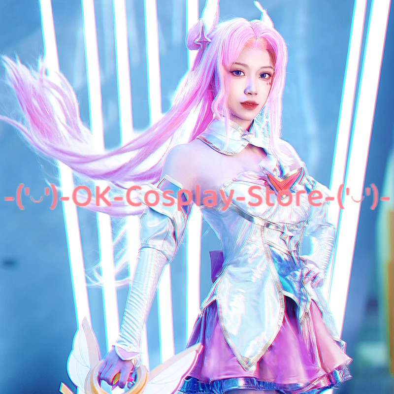 

LOL Star Guardian Kai'Sa Cosplay Costume Women Fancy Party Suit Halloween Carnival Uniforms Anime Clothing Custom Made