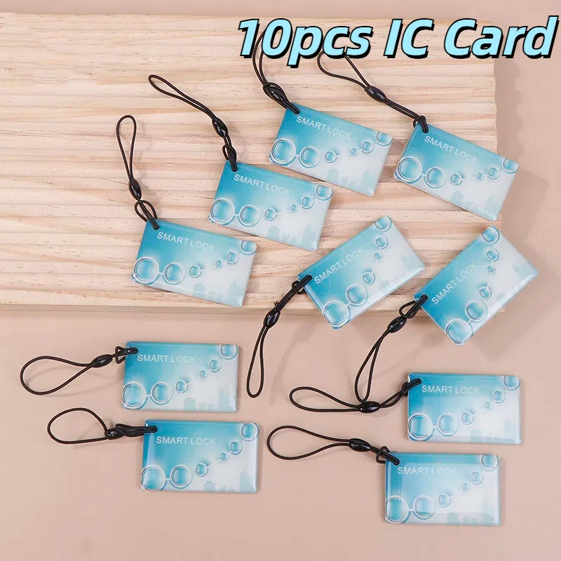 IC Card 13.56Mhz Tuya TTlock BLE Electronic Smart Door Lock Card Digital Smart Fingerprint Locks Unlock Small RFID Card