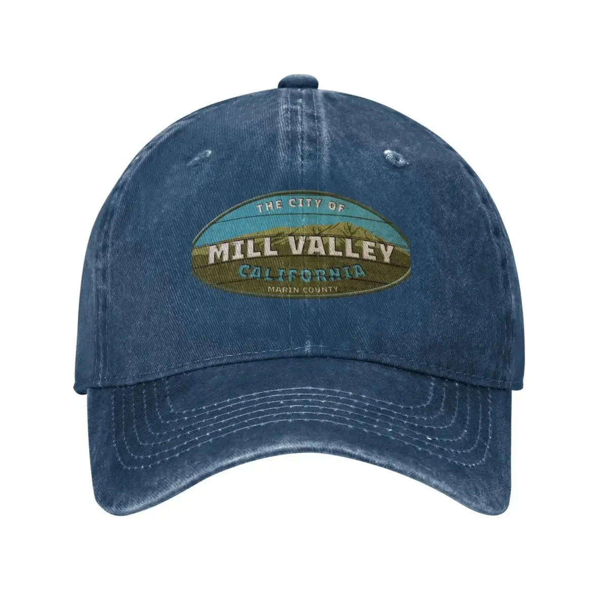 City of Mill Valley, Marin County California Baseball Cap funny hat Visor Mens Women's