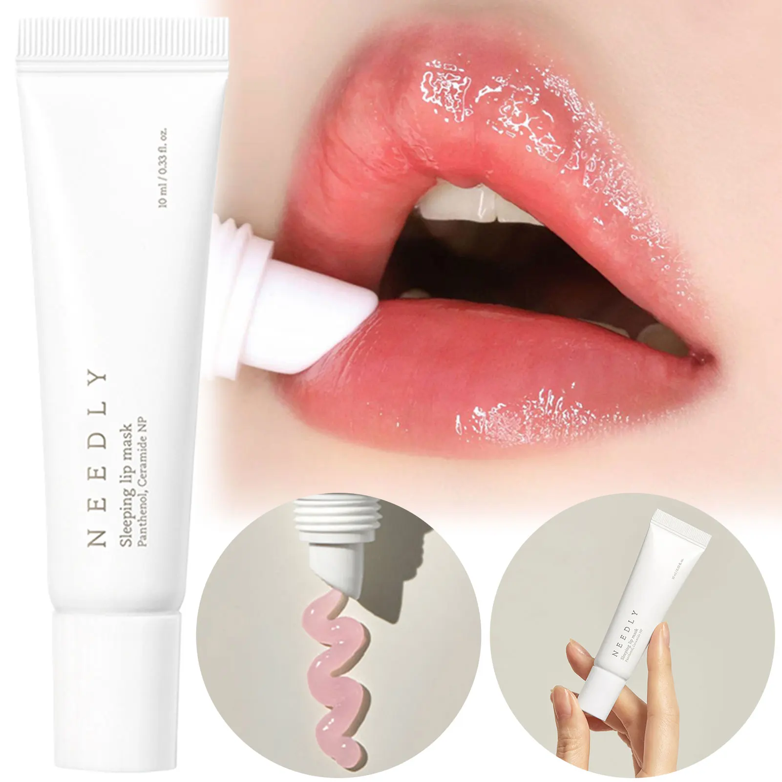 10ml Moisturizing Lip Balm Lip Treatments For Dry Chapped Lips Night Sleeping Lips Mask Intensives Overnight Lip Care Balm