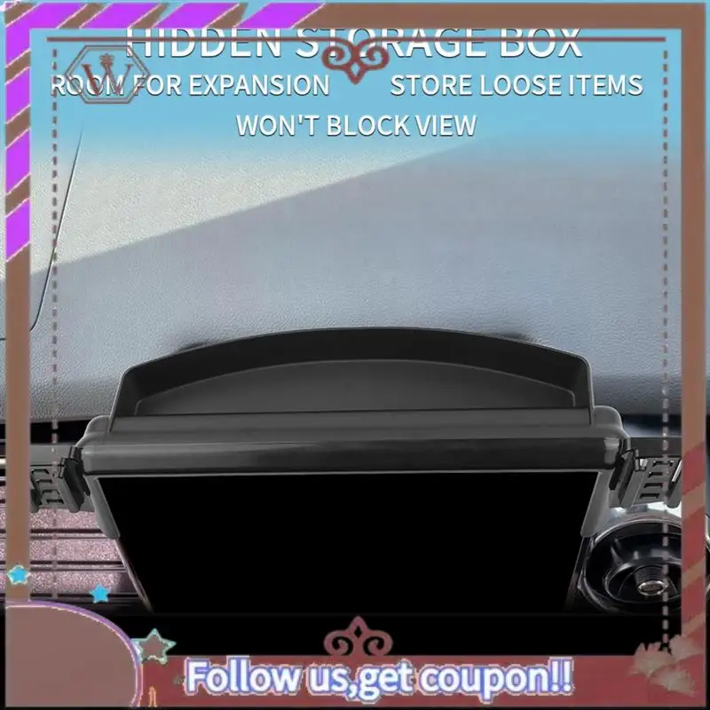 

A57E-Car Navigation Screen Rear Storage Box With Phone Holder 2-IN-1 For Suzuki Spacia 2017+ Car Accessories