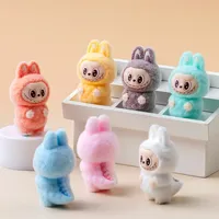 9pcs/Set Labubu Figure Toy MIni Figurine Desktop Decoration Model Ornaments Toys Boys Girls Christmas Gifts