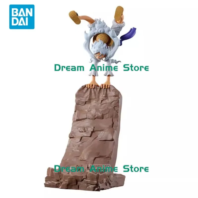 

Bandai Original One Piece Anime Model FigLife Nika Monkey D. Luffy Action Figure Assembly Model Toys Gifts for Children