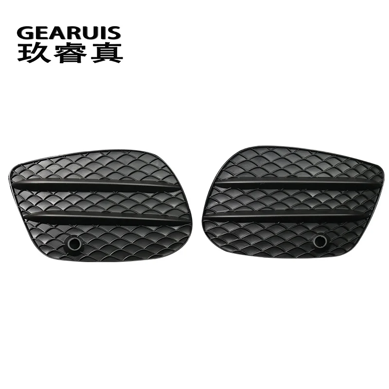 For Mercedes Benz GLE W166 GLE350 GLE400 replace Front Fog Lamp Grill Grille Decorative air knife Cover Stickers Car Accessories