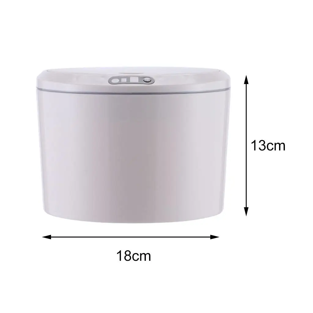 Kitchen Trash Can with Infrared Motion Sensor, Automatic Silent Open Close Lid,