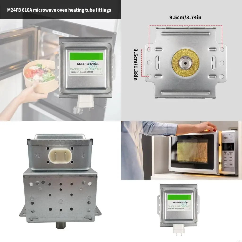 J6pe 900w substituição magnetron tubo forno microondas M24FB-610A micro-ondas magnetron peça textura metal para microondas