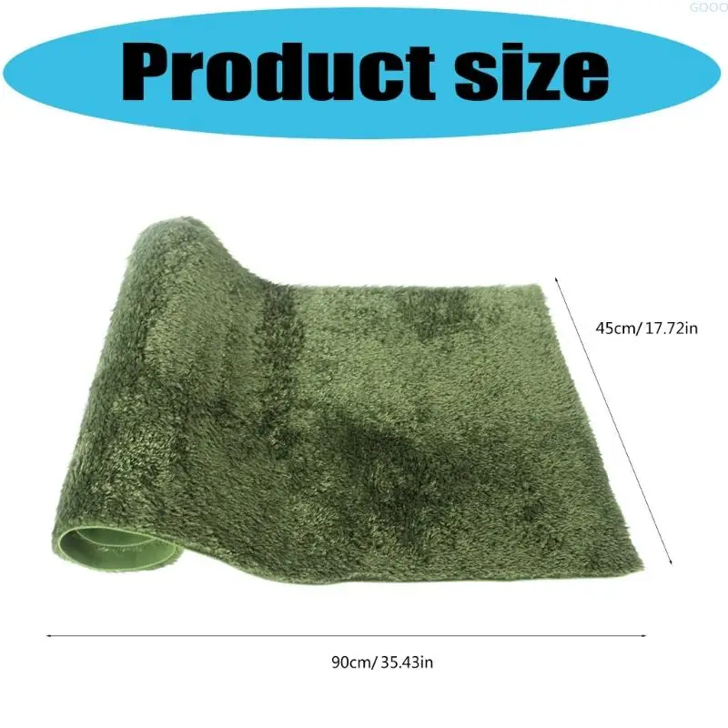 23GA 大型草繊維マットペット寝具イグアナ爬虫類タンク 90x45cm