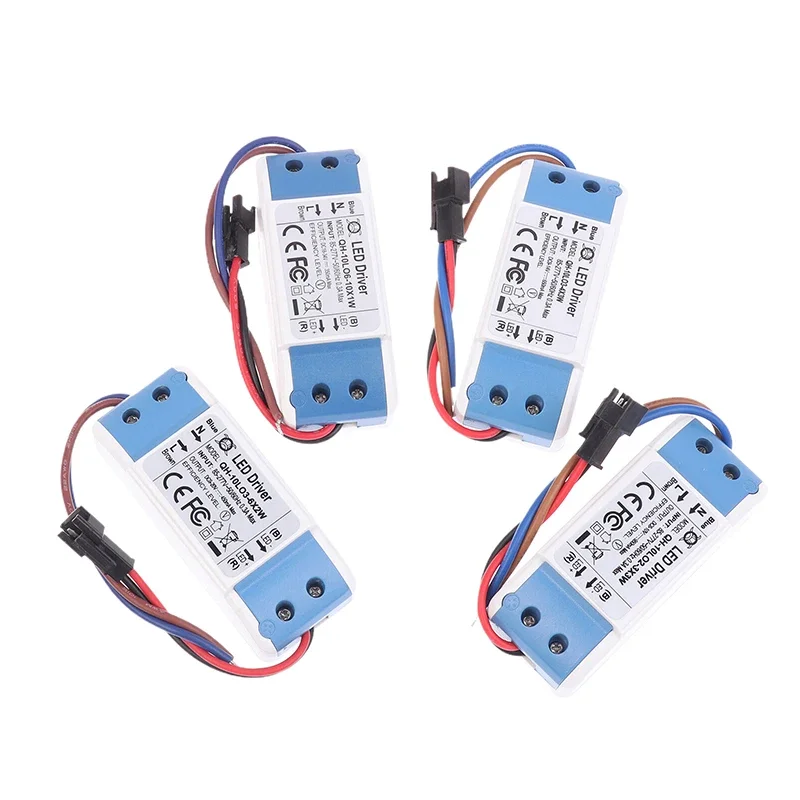 1Pcs Plastic Led Light Driver Adapter 1W 2W 3W Constant Current High Power Supply Lamp Transformer 7.2*3cm