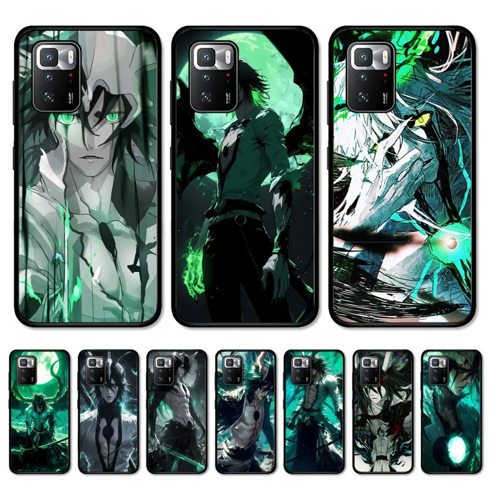 Anime Classic B-Bleach U-Ulquiorra Phone Case For Redmi Note 4 X 5 A 6 7 8 T 9 9S 10 11 11S 11Epro Poco M3 Pro