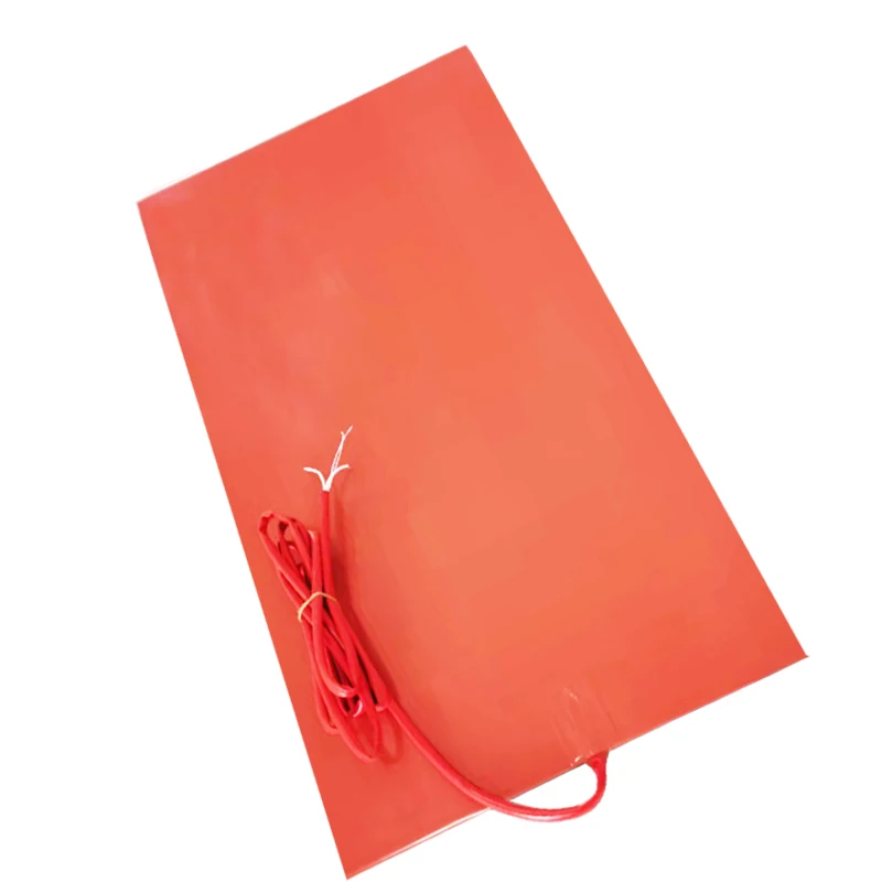 Flexible Heating Pad Silicone Rubber Heater for Electrical Heating, Customizable Sizes and Controllers