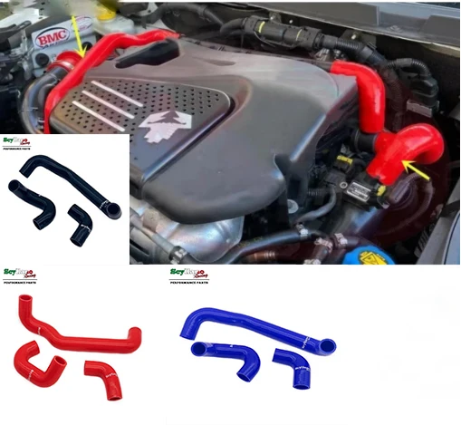 SMVP For Abarth Grande Punto / Alfa Romeo Giulietta MiTo 1.4 Tb Pop Off Circuit Silicone Hoses