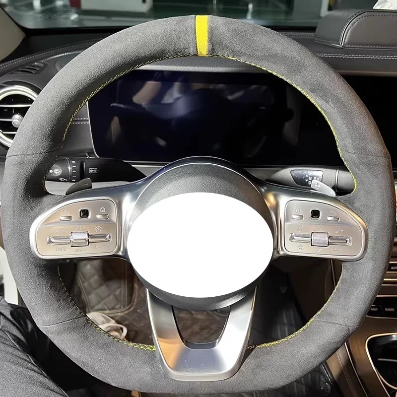 Hand-Sewn Suede Car…