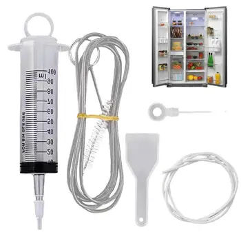 냉장고 배수구 뚜러뻥, 재사용 가능한 배수구 준설 키트, 냉장고 막힘 배관, 가정용 막힘 제거 및 청소