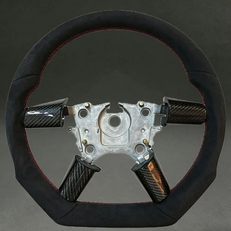 For Holden VY VZ Steering Wheel High Quality for HSV/Pontiac GTO with Red Stitching Flat Bottom DIY Color Drop Shipping