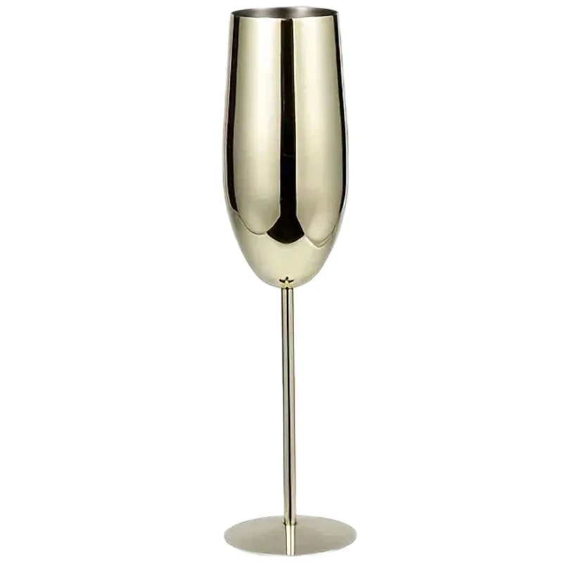 250 Ml Stainless Steel Wine Glasses Unbreakable Metal Cocktail Glasses , for Drinking Cocktails and Wine at and Home Bar Cup