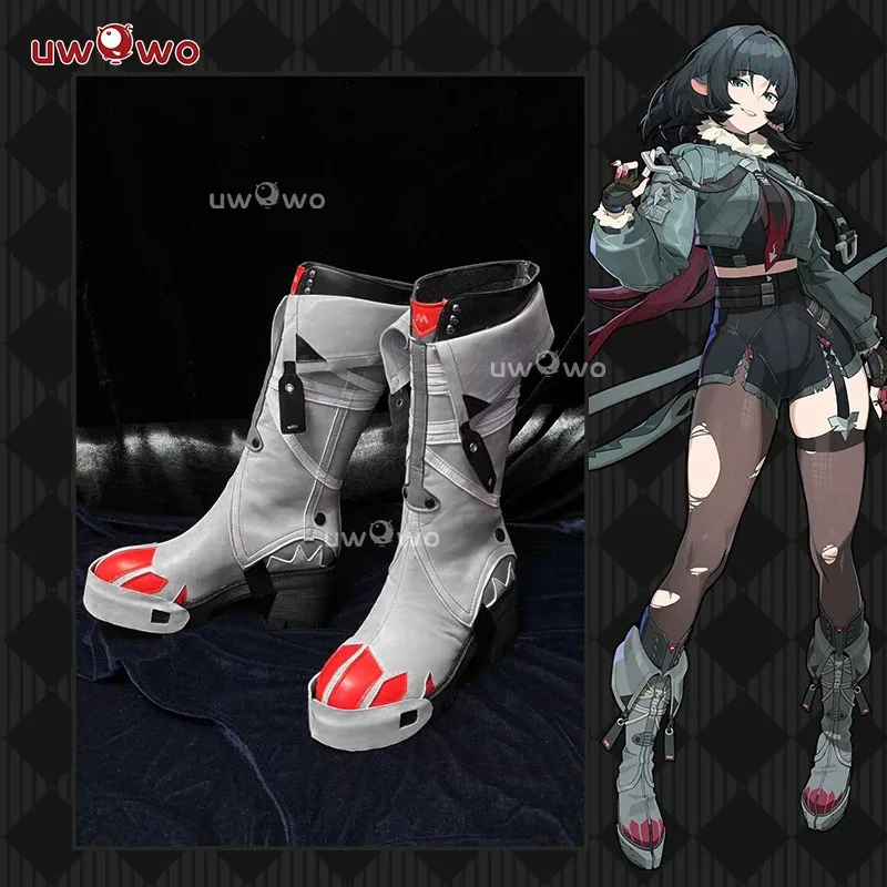 

UWOWO Jane Doe Cosplay Shoes Game Zenless Zone Zero Cosplay/ZZZ Cosplay Jane Doe Shoes Boots Halloween Shoes Size 35-45