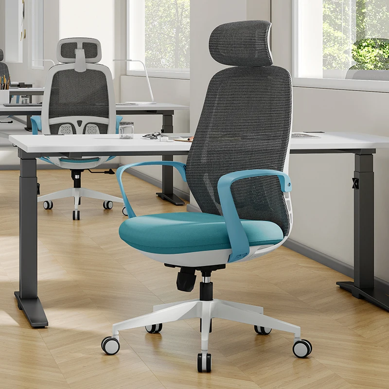 #￥Custom Logo Commercial Height Adjustable Mute Wheel Reception Room Executive Manager Directors Chair Swivel Office Chair