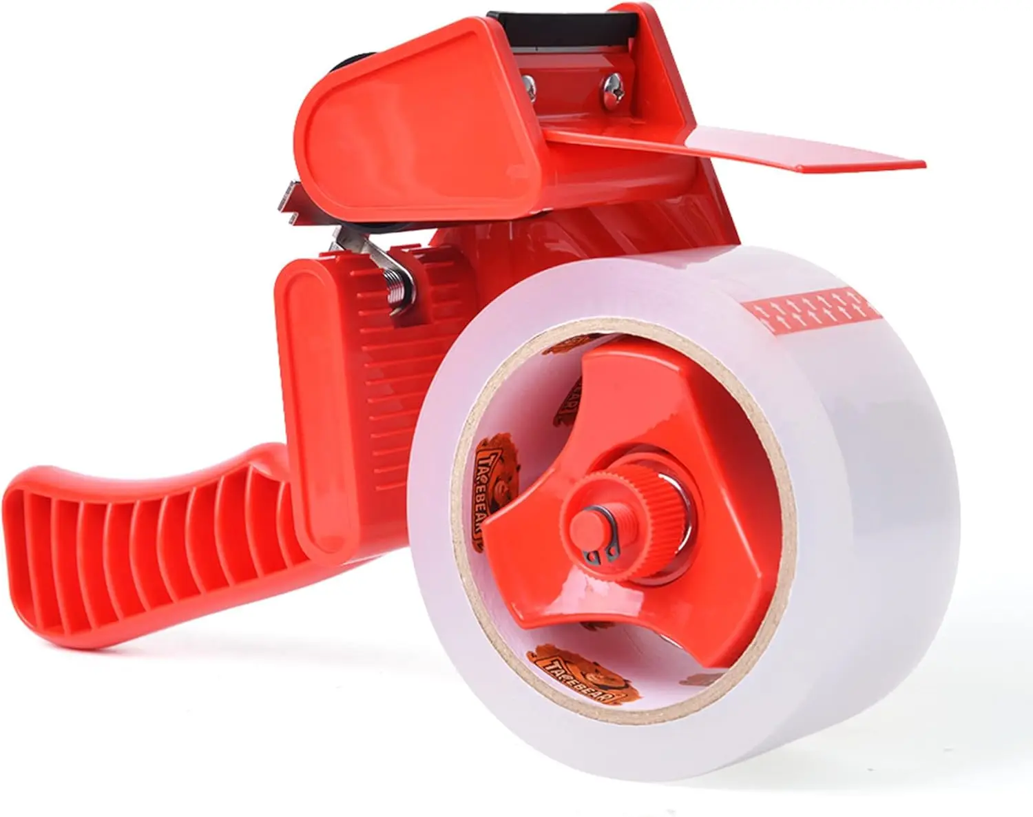 

Heavy Duty Packing Tape with Dispenser, 2.6mil Thick, 1.88" x 55yd Clear Adhesive Box Tape for Carton Sealing, Moving, Shipping