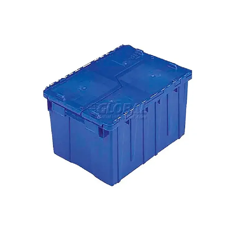 

Flipak Distribution Container, 15-3/16 x 10-7/8 x 9-11/16, Blue
