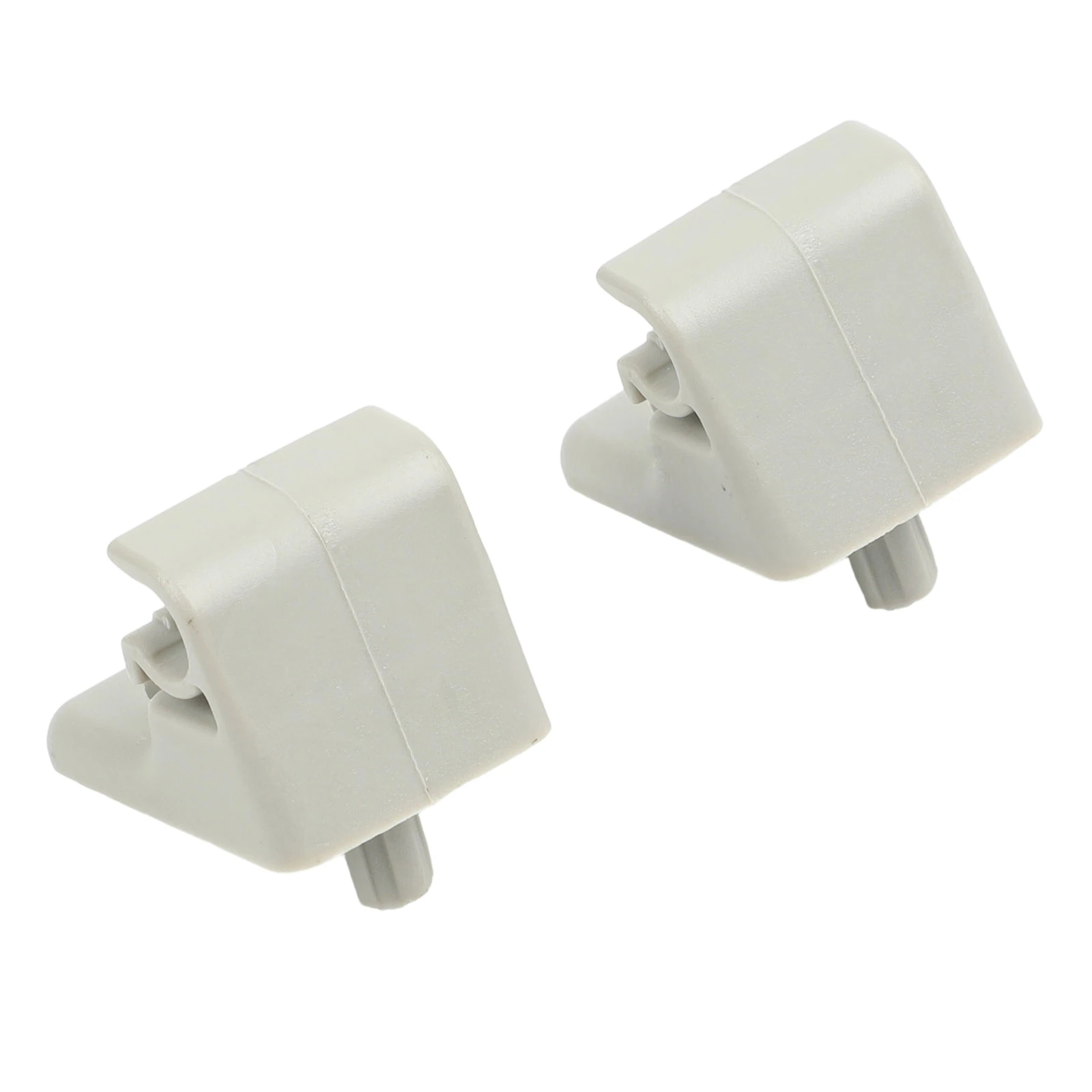 2Pcs Sun Visor Holder Mount Clip for Iveco Vehicles Compatible with OEM Number 97243143 ABS Construction for Reliable Use