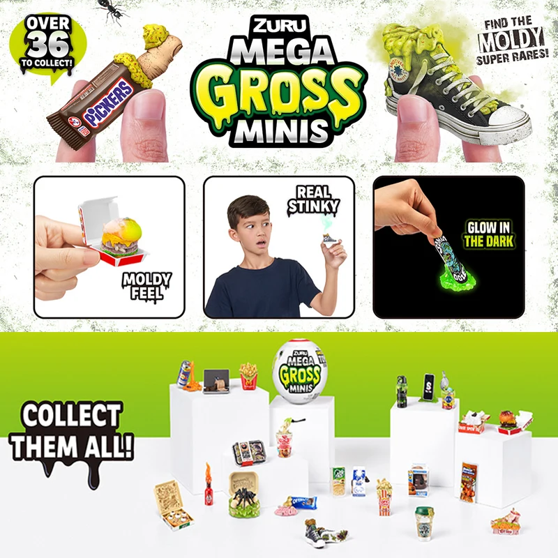 5 Surprise Mega Gross Minis Mystery Collectible Minis Brands Toy Blind Box