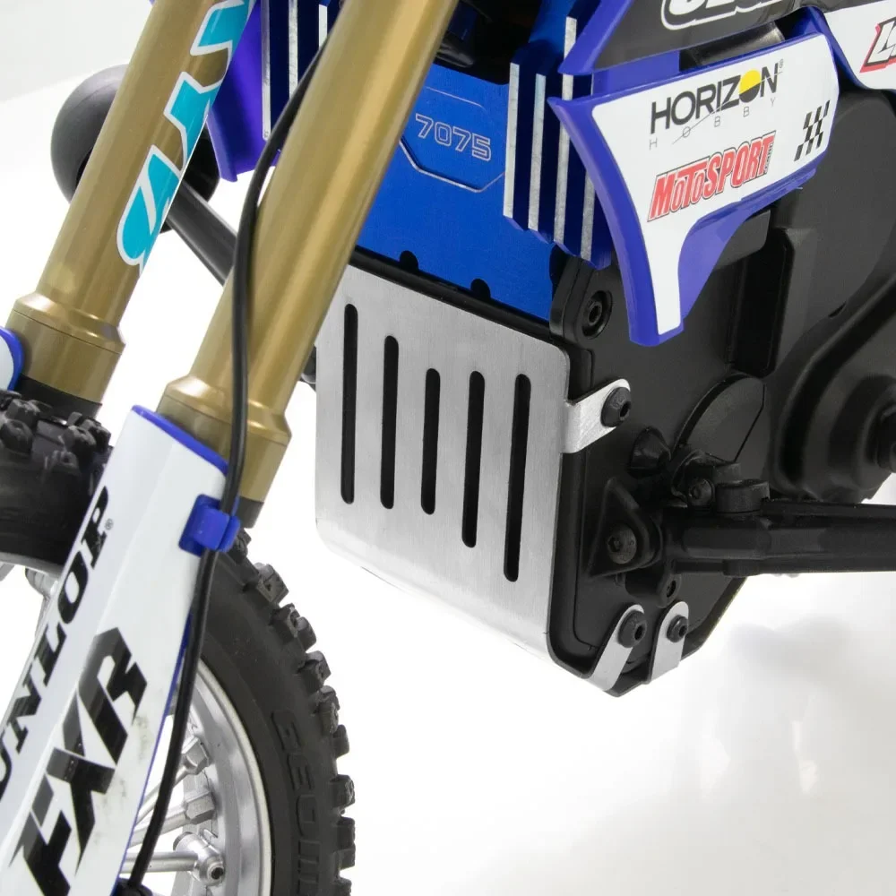 Für LOSI 1/4 Promoto-MX Motorrad Edelstahl Schutz Rüstung Geändert Teil Servo Protector Schild Schutz Schallwand Upgrade Teil