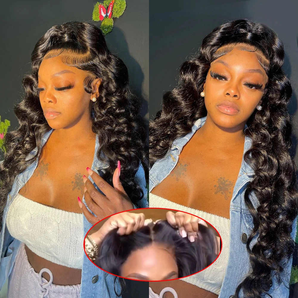 

Ready To Wear 7x5 Lace Glueless Wig 13x6 HD Lace Frontal Human Hair Wigs Water Wave Pre Plucked Brazilian Human Hair Wigs