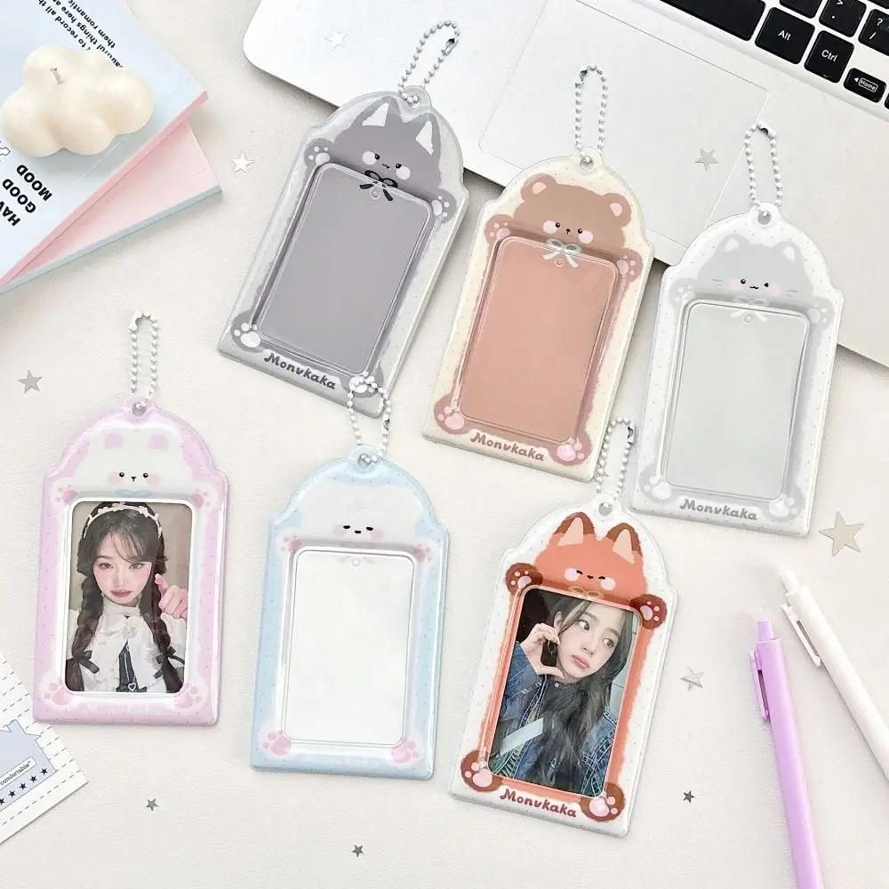 Étui pour cartes Photo à motifs d'animaux INS, rangement de photos de 3 pouces, étui multifonctionnel pour cartes, couverture de protection pour photos idole à pois