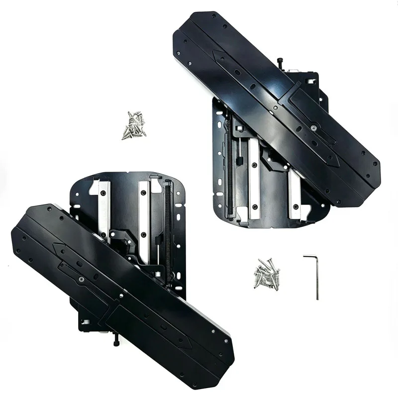 360 Degree Push-Button Rotating Revolving Multifunctional Convertible Drawer Storage Rack Kitchen Cabinet Mechanism for Showroom