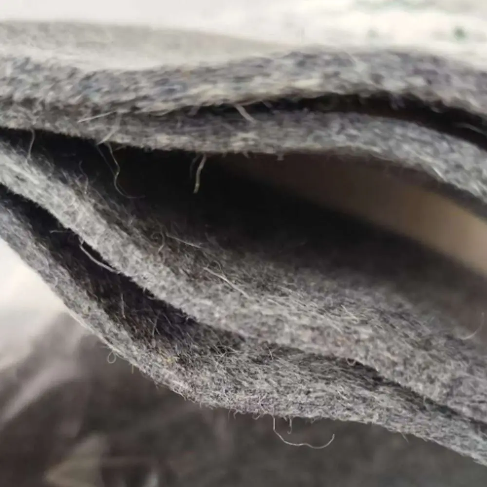 Wool Felt Material Wool Felt Hat Embroidered Design Head Protection Heat Resistant Cap Heat Resistant Steam Room Hat Banya Use